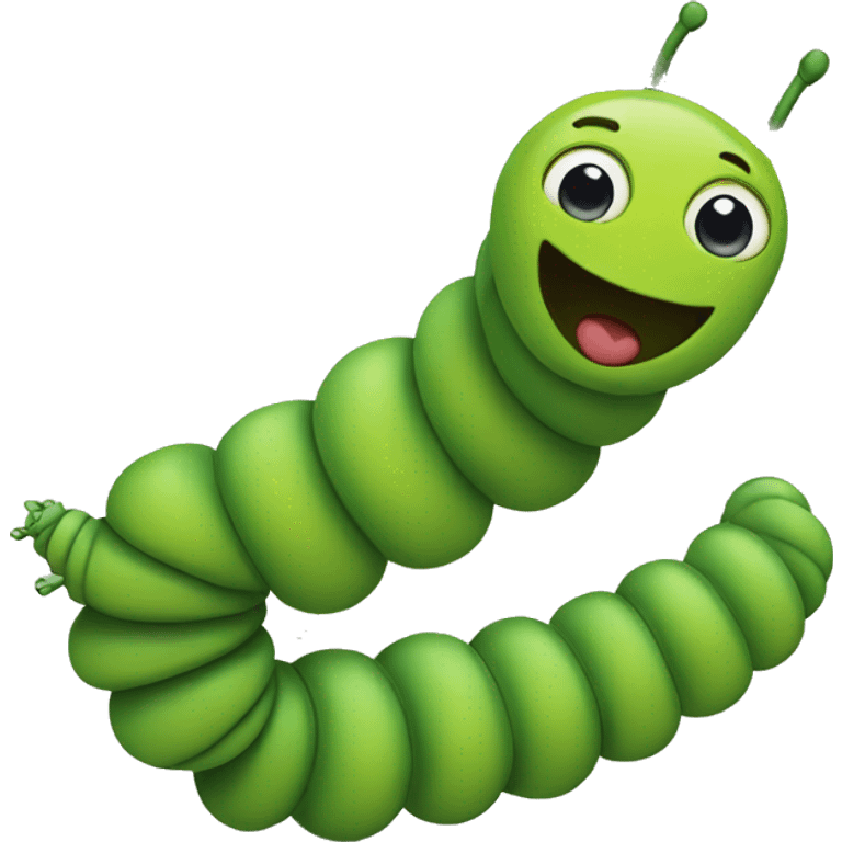 caterpillar dancing emoji