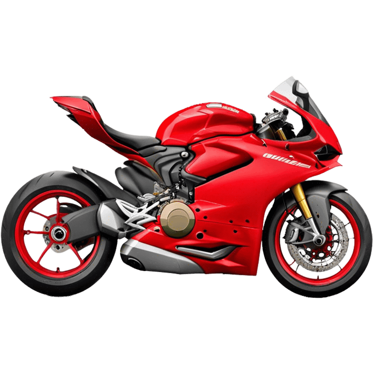 Ducati Panigale (Sportbike) - Ducati Panigale V4 (Model Year: 2022) (Iconic colour: Red) emoji