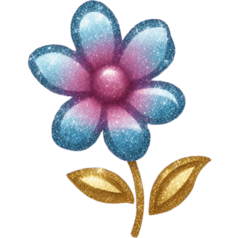 glittery flower emoji