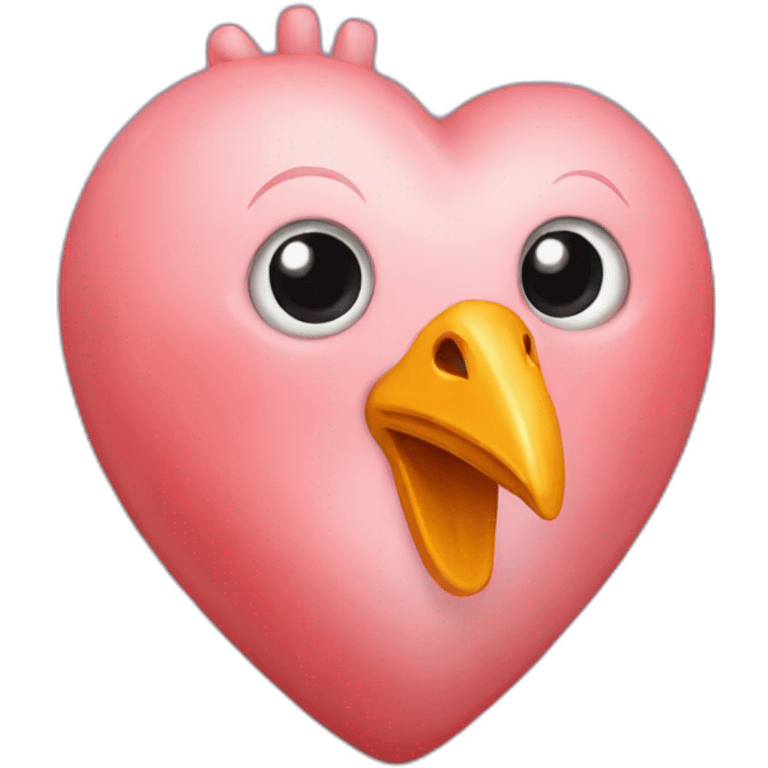 chicken heart emoji