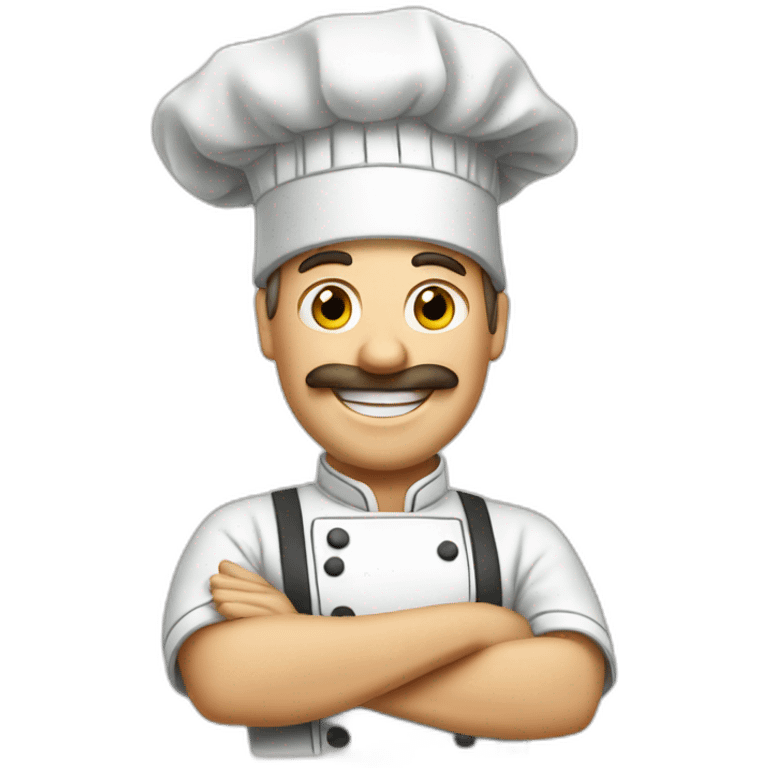 german chef cooking emoji