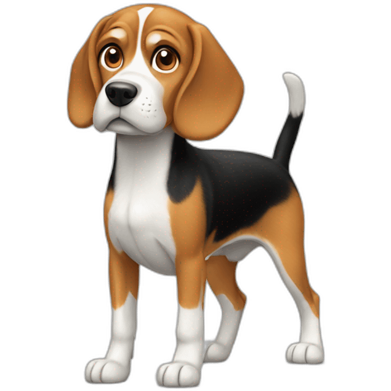 Beagle Dog Full Body emoji