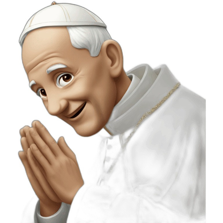 pope blesses you in latin emoji