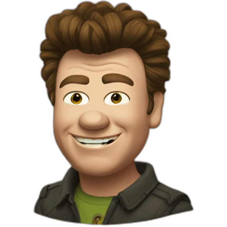 Shrek rick astley emoji