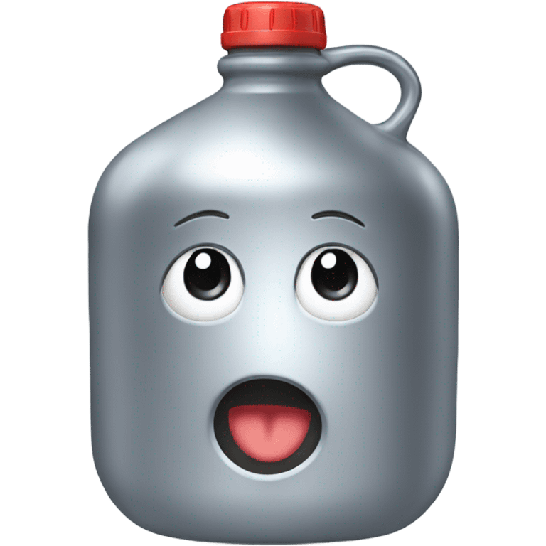 silver water bottle emoji