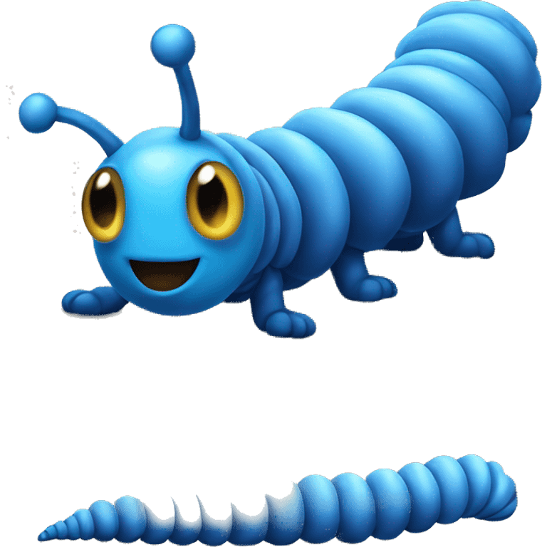 absolem blue catepillar realistic emoji