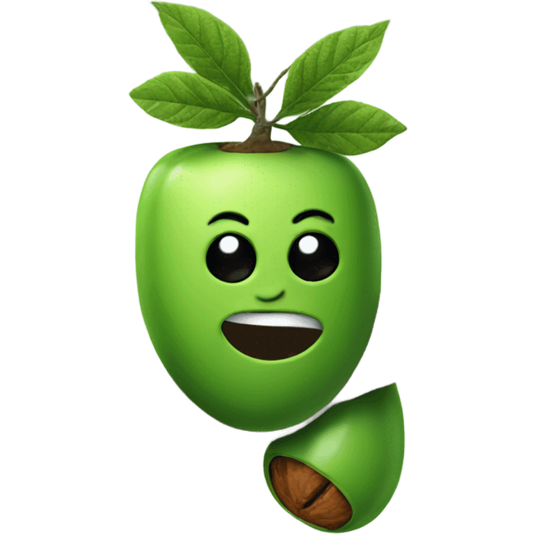 guarana on branch emoji