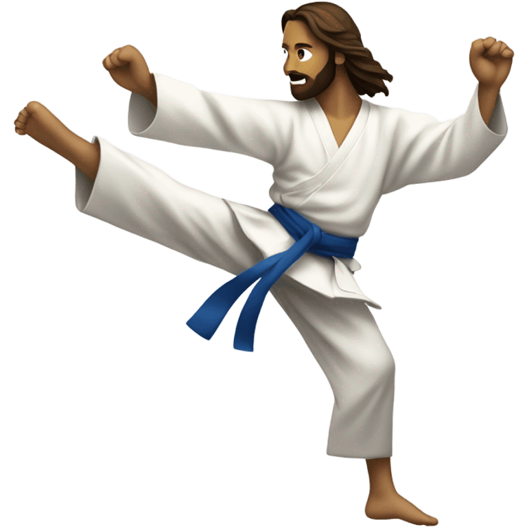 Taekwondo Jesus emoji