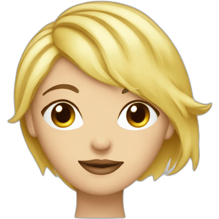 blond-hair-woman-and-blond-short-hair-man-kisses emoji