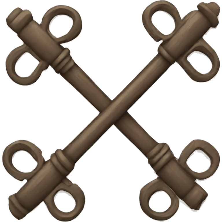 crossed keys emoji