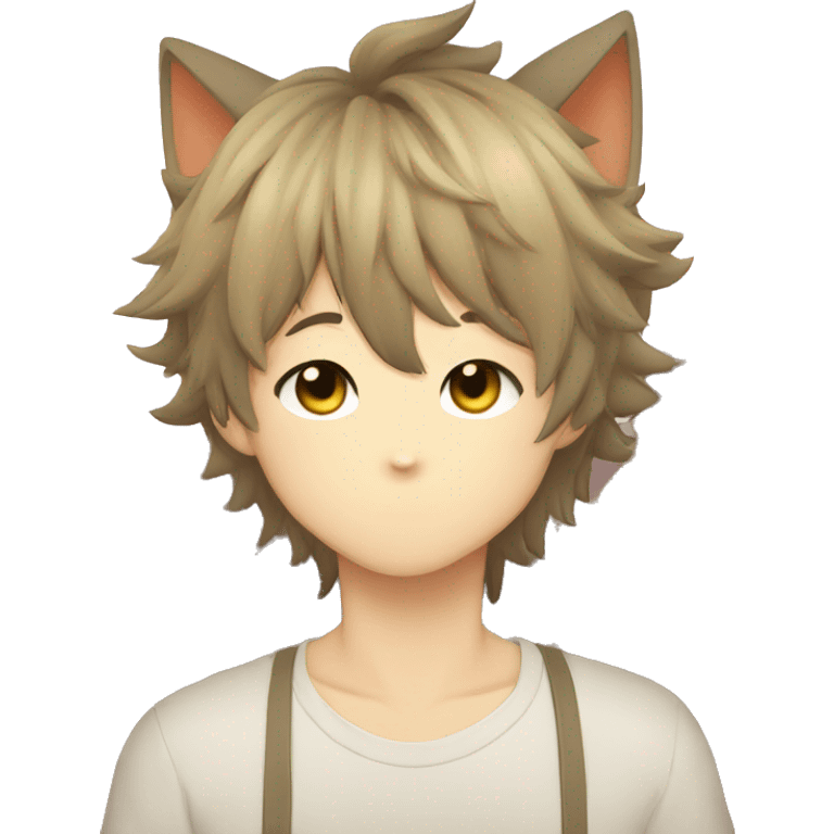 Anime catboy emoji