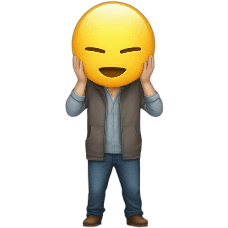 lazy software developer hiding from coworkers emoji