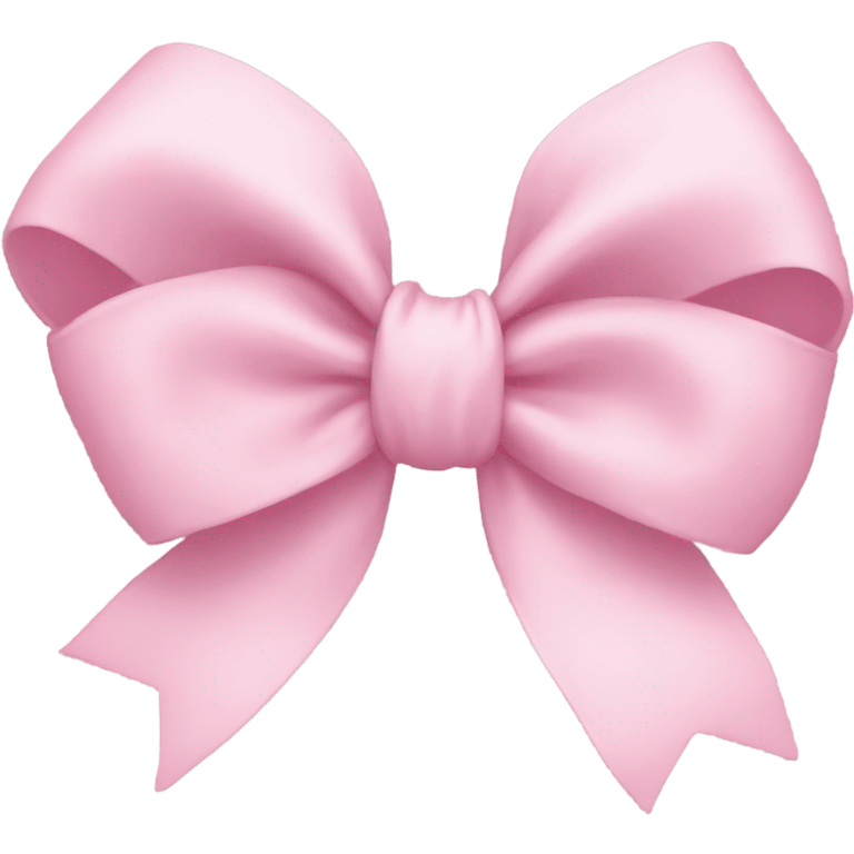 Pastel pink bow core emoji