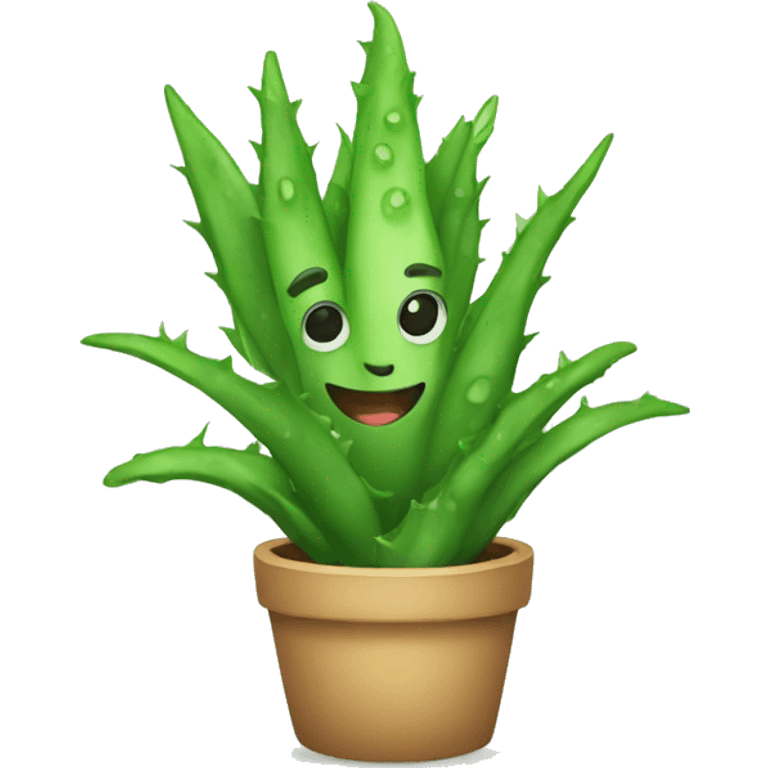 aloe Character cute emoji