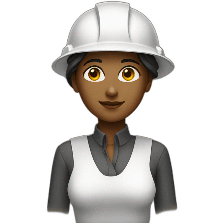 Women-Engineer-drawing-art-star-brownhiar emoji