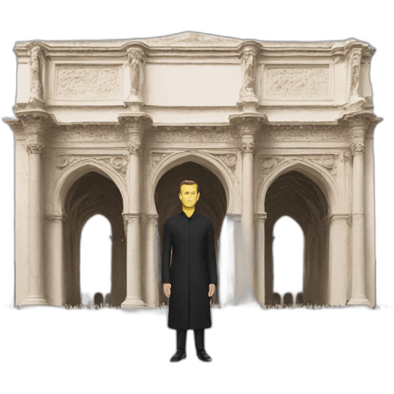 Macron at the mecca emoji