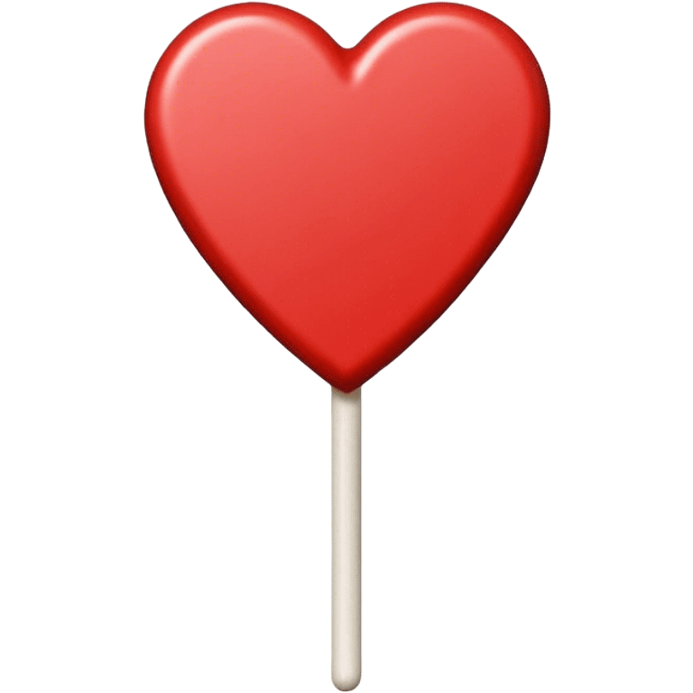 Heart shaped lolly pop emoji