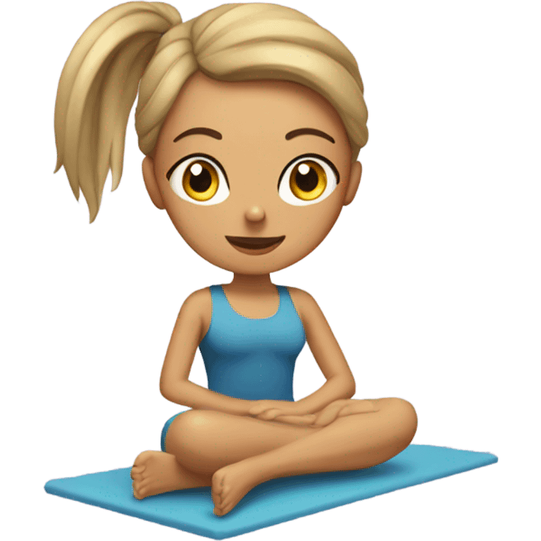 Pilates girl emoji