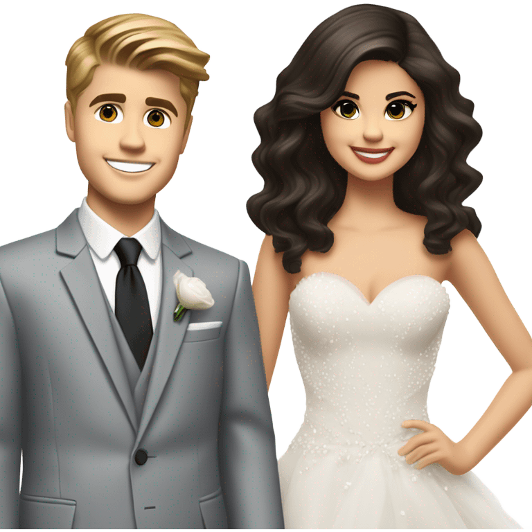 Justin Bieber married with Selena gomwz emoji