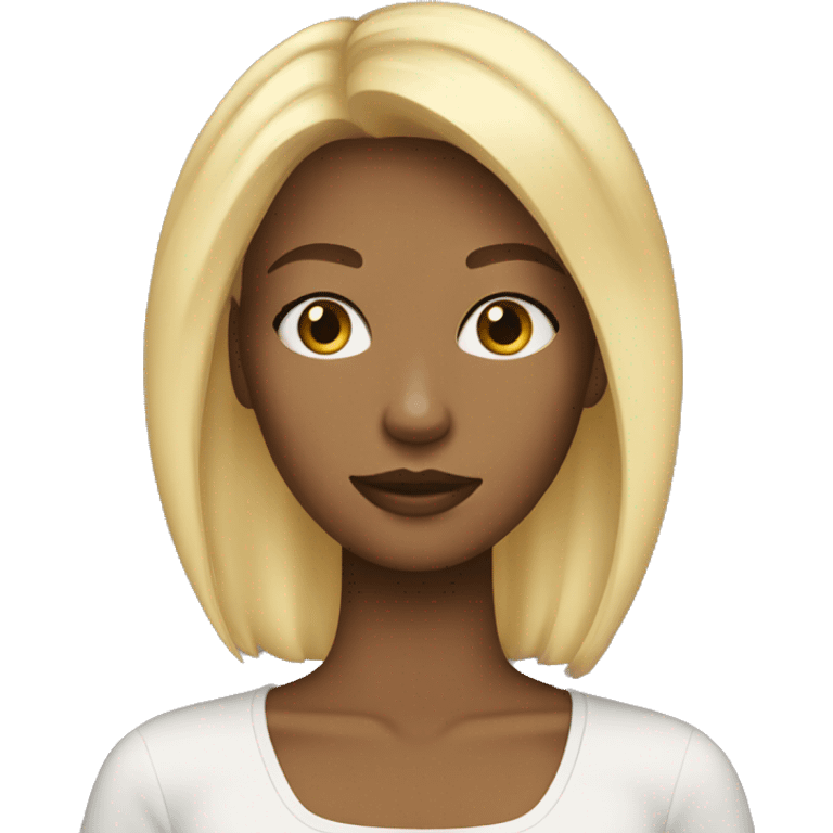 blonde it-girl emoji