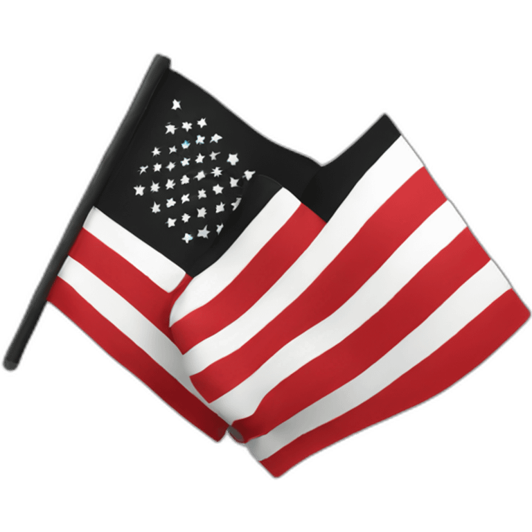 flag black emoji