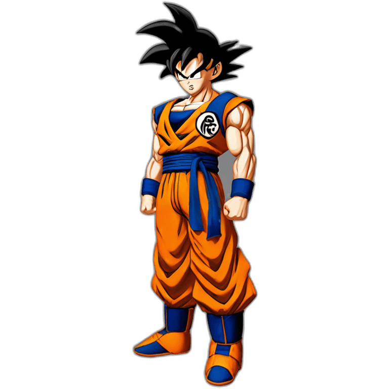 son goku super Saiyan rouge emoji