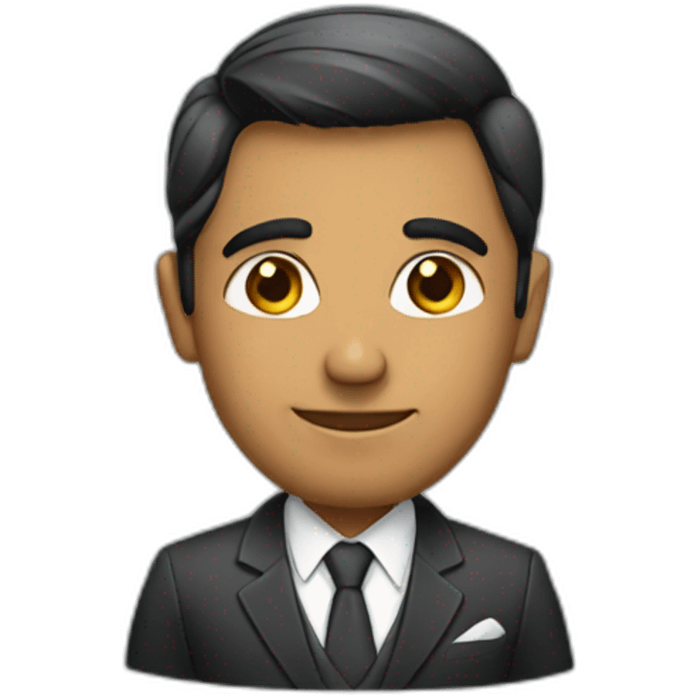 indian in suit emoji