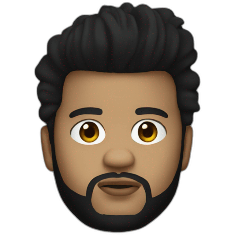 The weeknd chanteur emoji