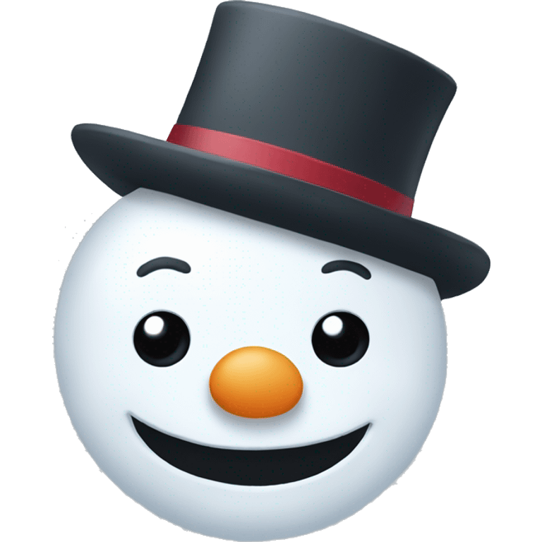 Snowman head emoji