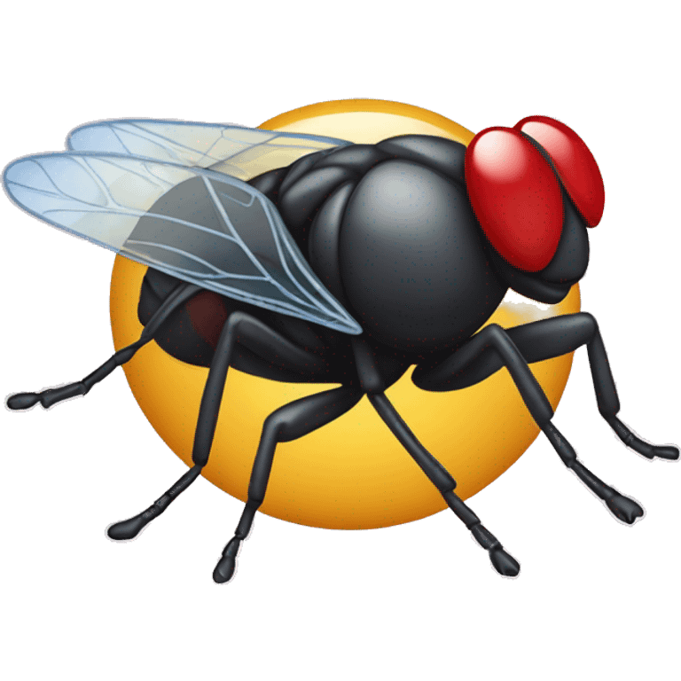 A fly with air Jordans emoji