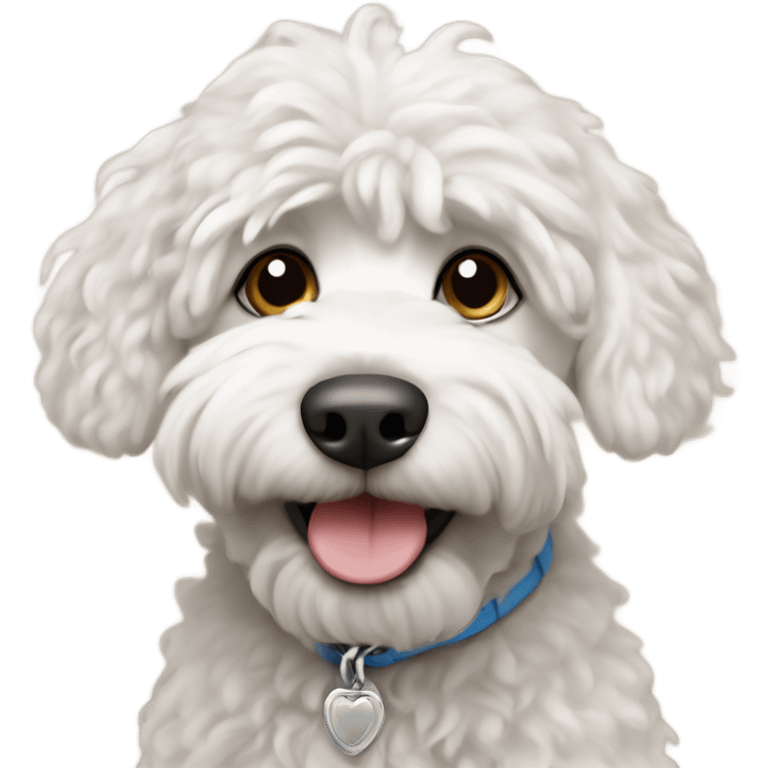 berniedoodle dog ￼ emoji