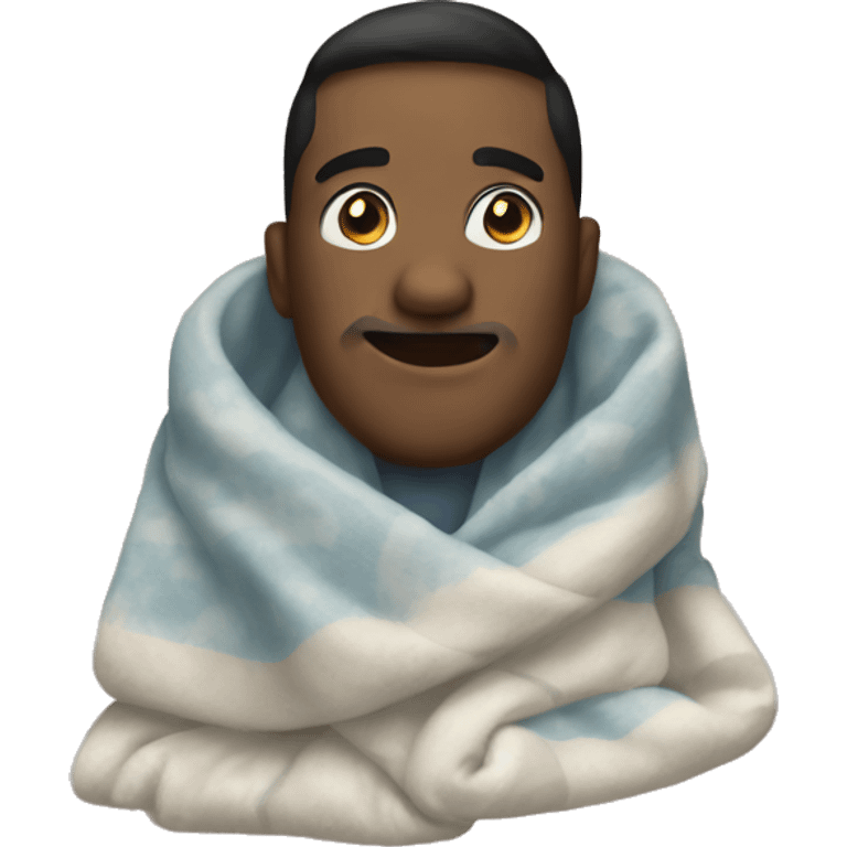 Cozy blanket emoji