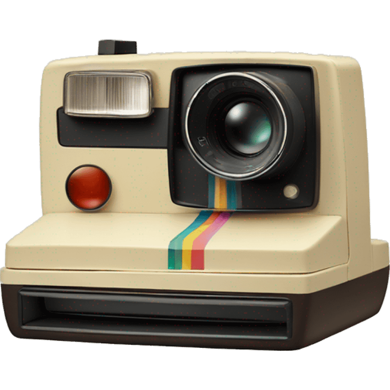 Vintage Polaroid camera emoji