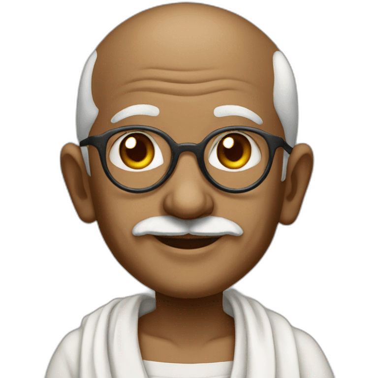 gandhi emoji