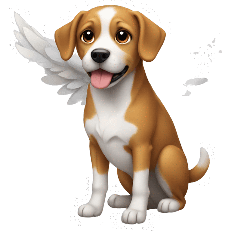 Dog whit wings emoji