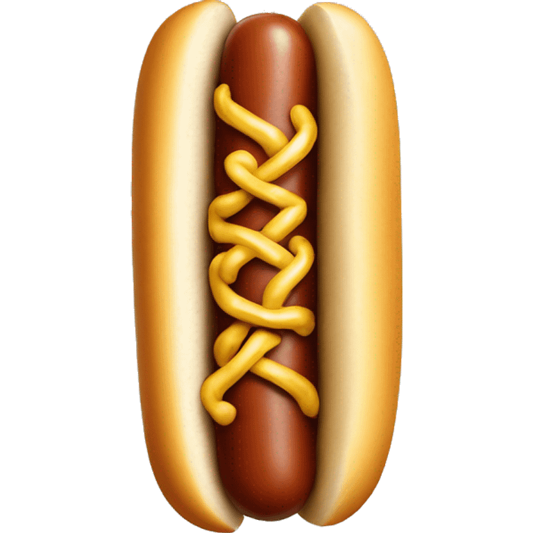 Hotdog wearing a gold chain  emoji