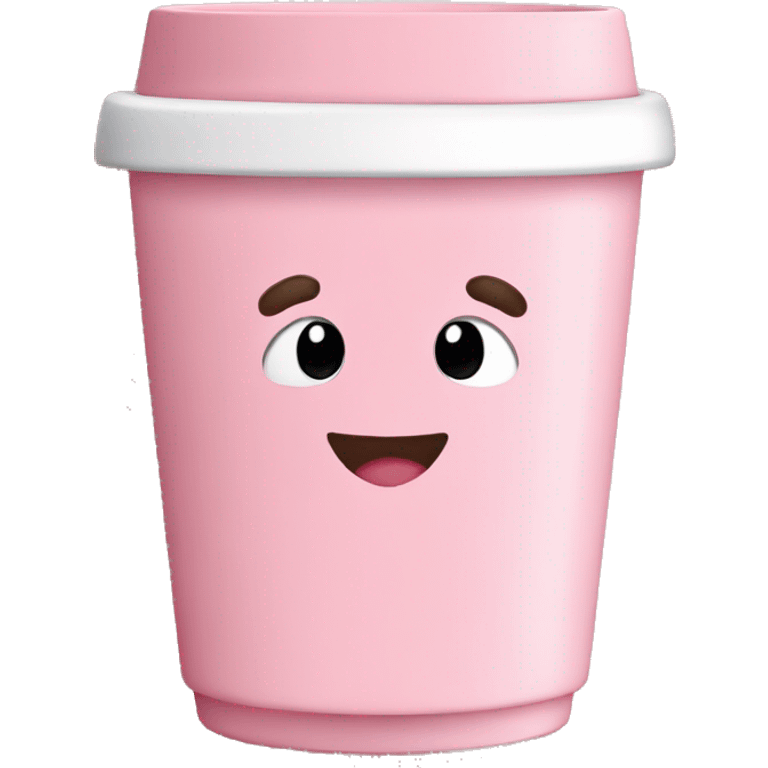 Light pink tumbler  emoji