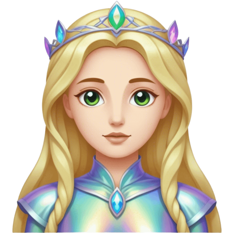 virgo the maiden iridescent  emoji