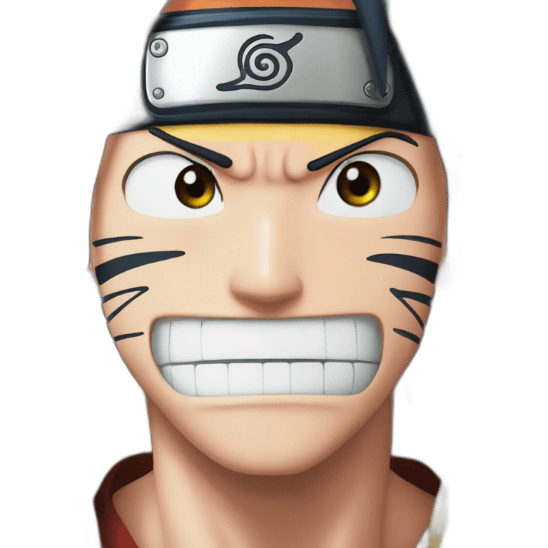 Naruto sur Luffy emoji