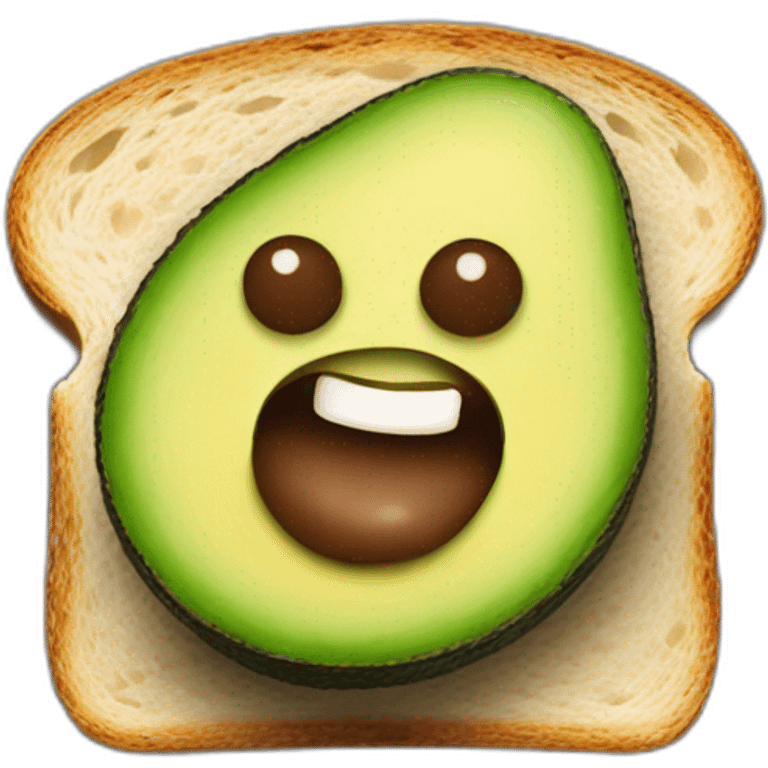 Avocado on toast  emoji