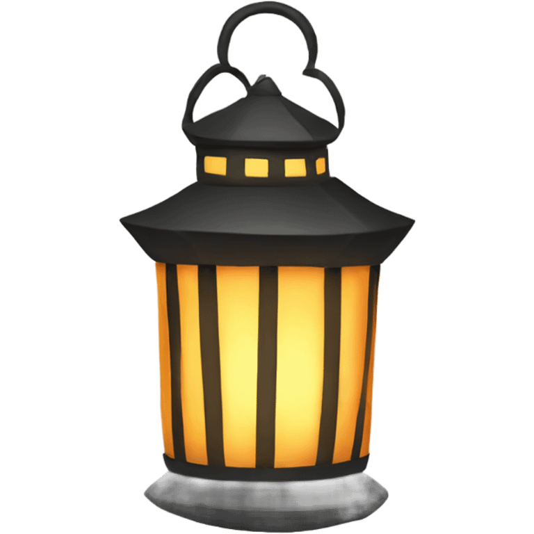 Floating lantern emoji