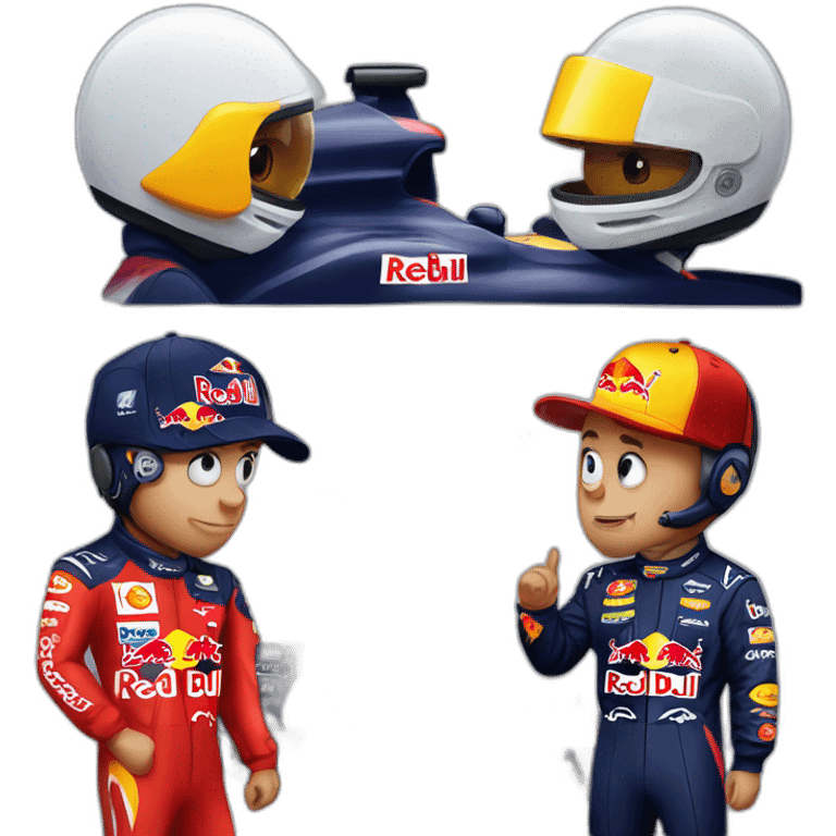 Formula one red bull emoji