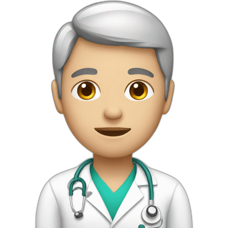 Patient in hospital emoji