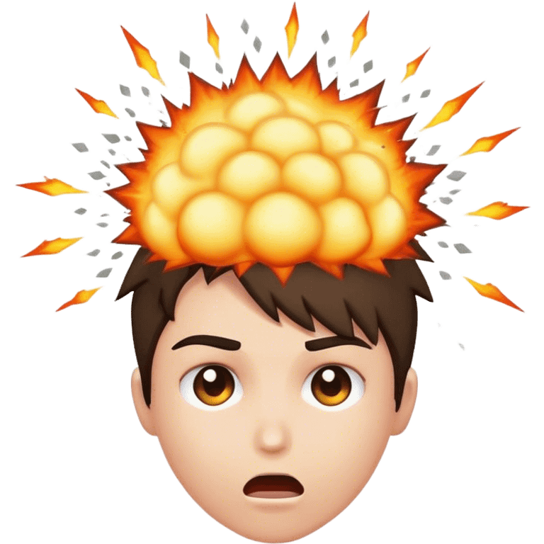 Explosion out of my head  emoji