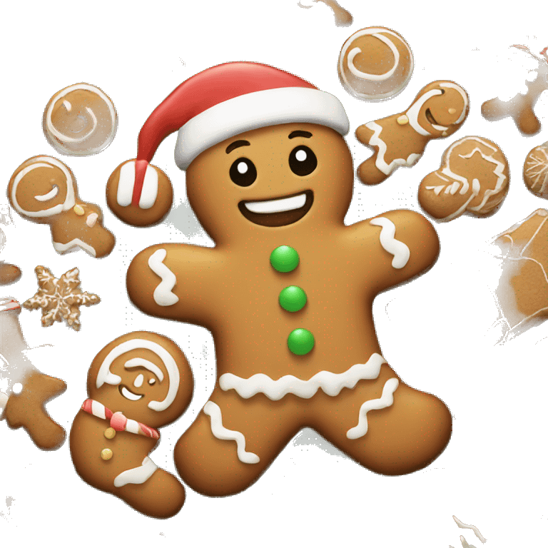 Ginger bread Christmas  emoji