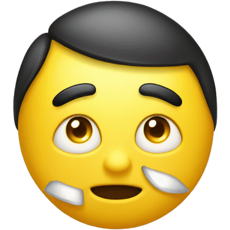 Emoji looking around emoji