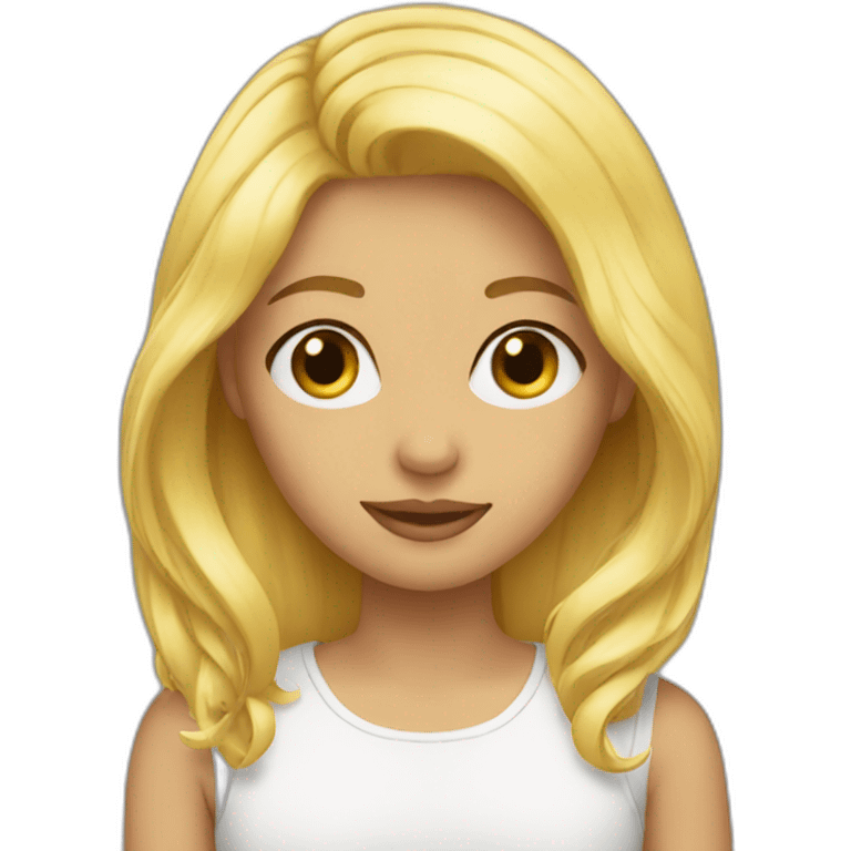 Girl blonde emoji