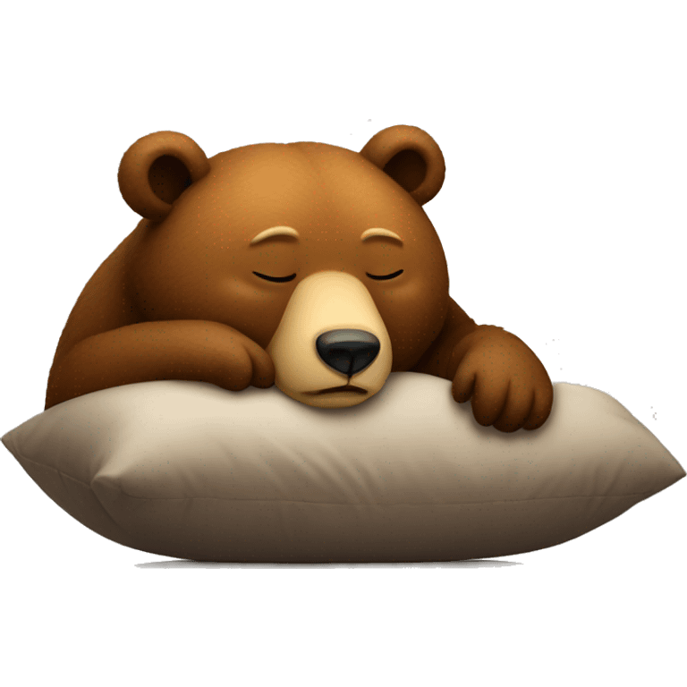 Sleeping bear emoji