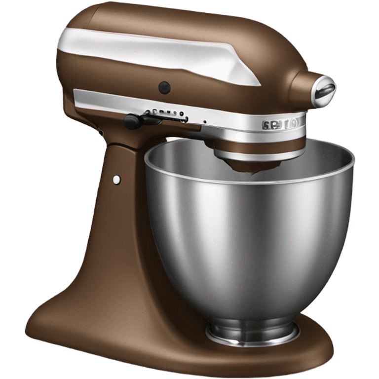 Kitchen Aid mixer brown emoji