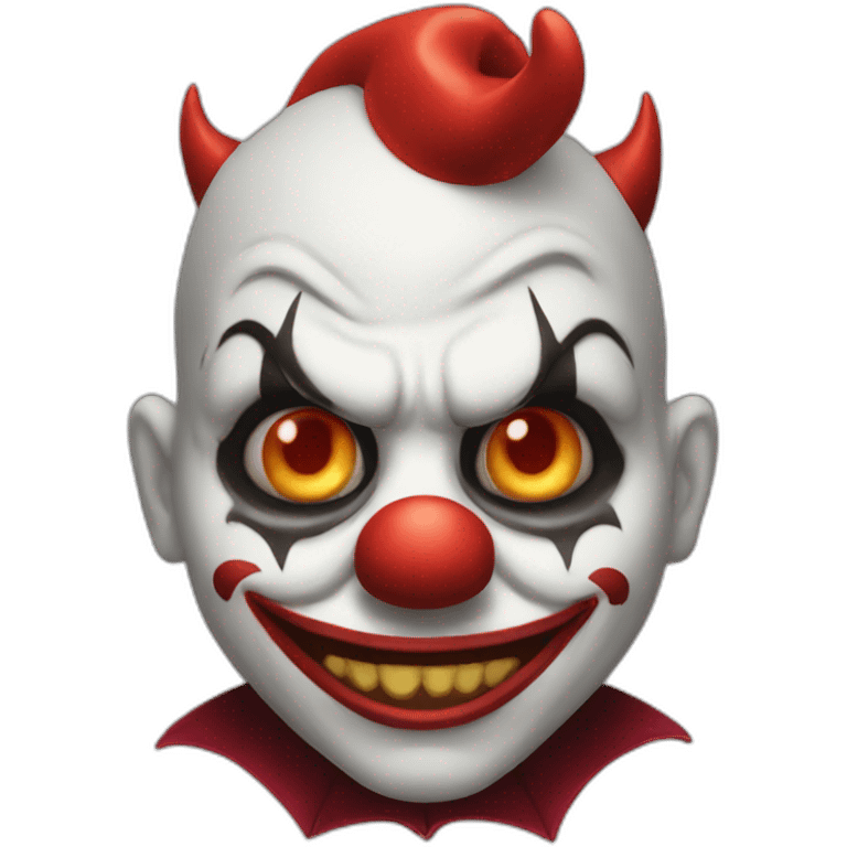 Devil clown emoji